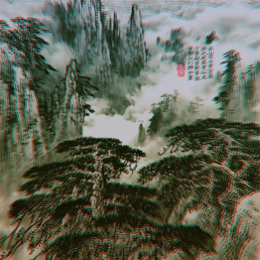 花群中的女孩